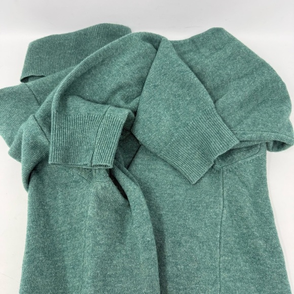 German Made Women’s Sea Foam Green Wool Cashmere Turtleneck Sweater Size 36 38 M - Picture 13 of 15
